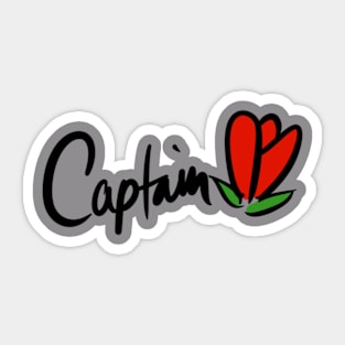 CAPTAIN TULIP SHIRT Sticker